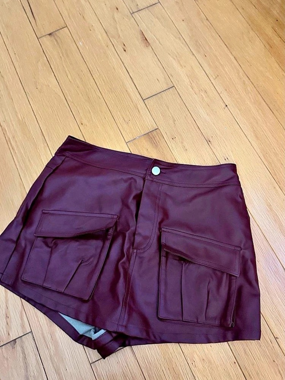 Women's Cargo Shorts in Purple